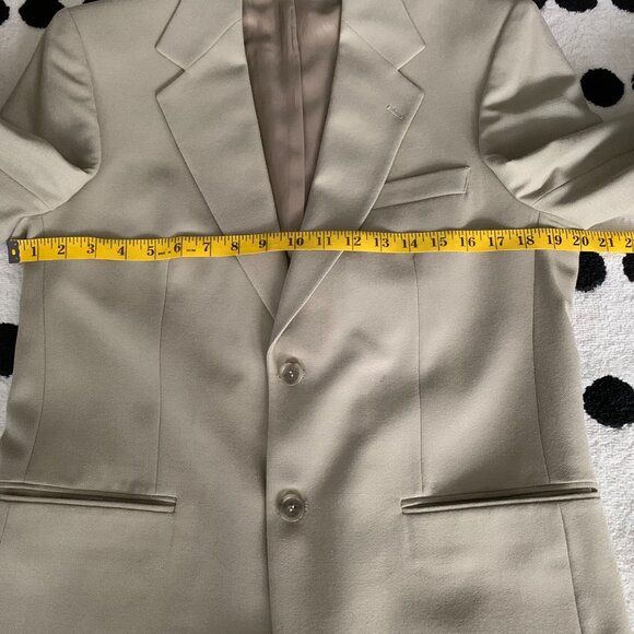 Vintage 90s Union Made Tradizioni Wool Two Button Blazer Sport Coat - Picture 13 of 15